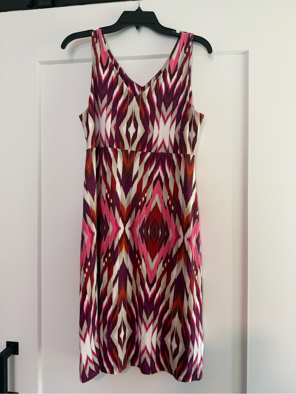 Athleta Pink and Purple Geometric Mini Dress - Picture 2 of 4